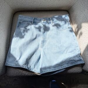 Everlane A-Line Denim Shorts